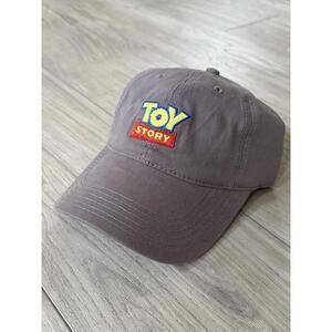 Disney Pixar Toy Story Embroidered Logo Dad Hat Adjustable Gray Cap NWT